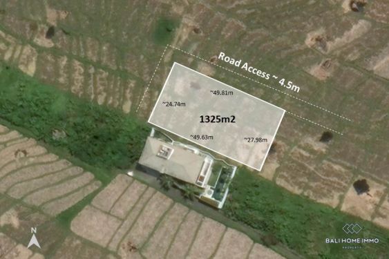 Image 1 from 13.25 Are land for sale leasehold in Bali Cemagi