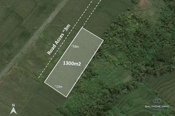 Image 1 from 13 are land for sale walking distance to beach in Kedungu Bali