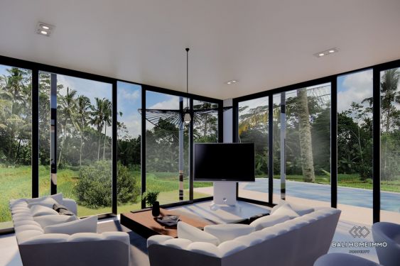 Image 2 from Off Plan 3 Bedroom Villa with Ricefield View for Sale Leasehold in Tegallalang Ubud Bali