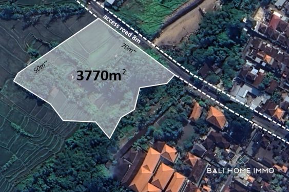 Image 1 from STREET FRONT LAND FOR SALE LEASEHOLD IN BUDUK NEAR CANGGU BALI