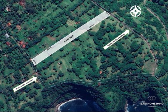 Image 1 from 42 are ocean view land for sale near Virgin Beach Karangasem