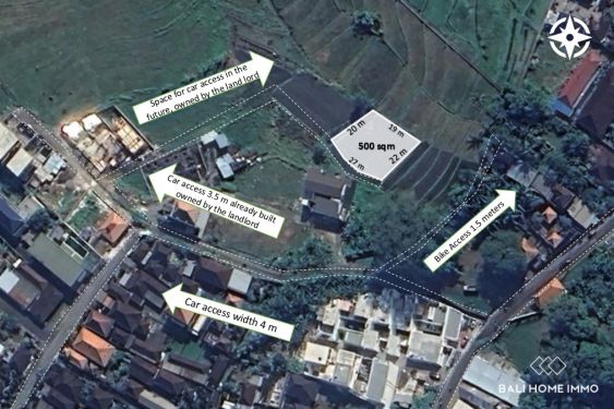 Image 1 from 5 are residential land with ricefield view for sale in Tumbak Bayuh
