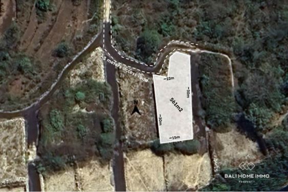 Image 1 from Tanah Pemandangan Laut 561 m2 Dijual di Nusa Penida