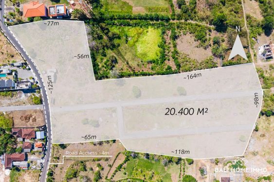 Image 1 from Tanah Perumahan Kavling Luas Dijual Hak Sewa di Pandawa dengan Pemandangan Laut