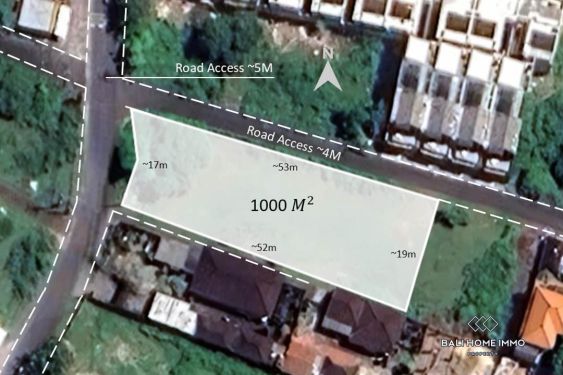 Image 1 from Tanah Komersial Dijual Hak Sewa di Ungasan