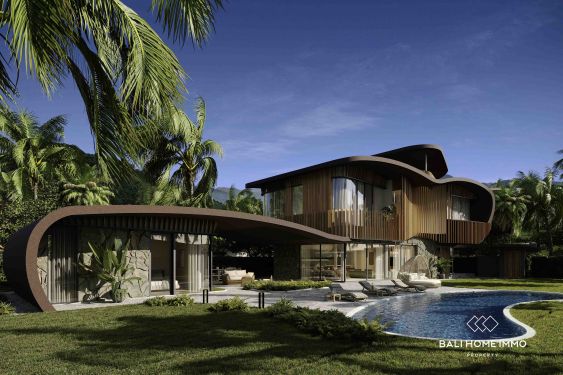 Image 1 from Luxury 4-Bedroom Off-plan Villa with Ocean View for Sale in Keramas Beach