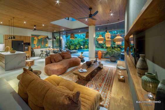 Image 2 from Villa familiale de 4 chambres au design moderne à louer à Pererenan Beachside