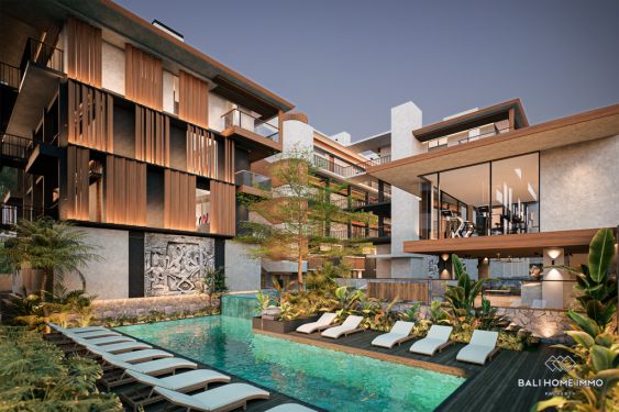 Image 1 from Appartement 1 chambre sur plan à vendre en bail à Bali Canggu Batu Bolong Echo beach