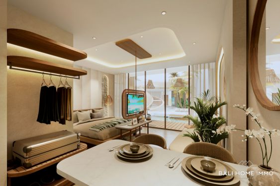 Image 2 from OFF PLAN 1 BEDROOM APARTMENT WITH SEA VIEW FOR SALE LEASEHOLD IN BINGIN NEAR CEMONGKAK BEACH