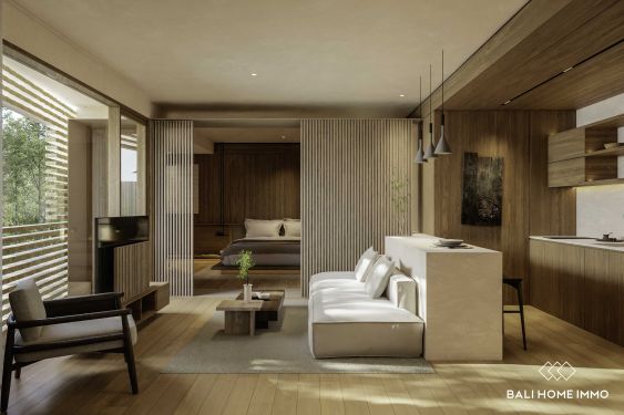Image 1 from Apartemen Modern 1 Kamar Off-plan Dijual Dekat Pantai Echo Canggu