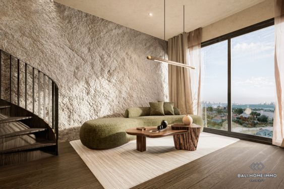 Image 2 from Penthouse 1 chambre sur plan à vendre en bail à Bali Canggu Batu Bolong Echo beach