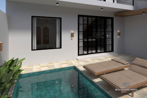 Image 3 from Villa minimaliste moderne sur plan de 2 chambres à vendre à Padonan Canggu