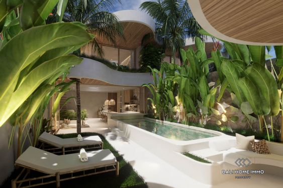 Image 1 from VILLA SUR PLAN DE 2 CHAMBRES AVEC VUE OCÉAN À VENDRE À ULUWATU PRÈS DE LA PLAGE D'ALILA
