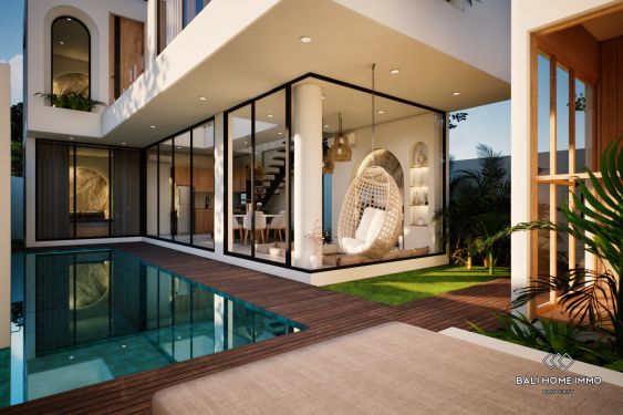 Image 1 from Dijual villa 3 kamar off-plan dengan hak guna pakai di Bali Berawa