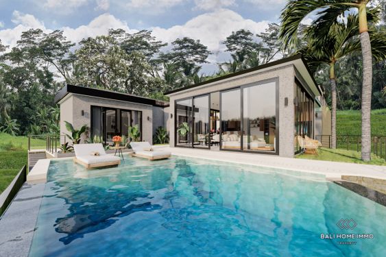 Image 1 from Off Plan 3 Bedroom Villa with Ricefield View for Sale Leasehold in Tegallalang Ubud Bali