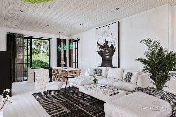 Image 2 from Villa de 3 chambres sur plan avec vue sur les rizières à vendre à Kerobokan