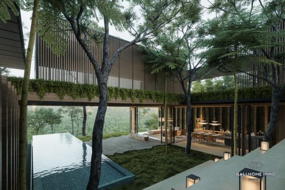 Image 1 from Villa de 3 chambres sur plan avec vue sur la jungle et la rivière à vendre à Bali Nyanyi
