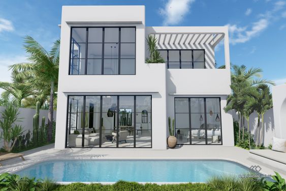 Image 1 from Villa moderne de 3 chambres sur plan à vendre en location à Bali Umalas