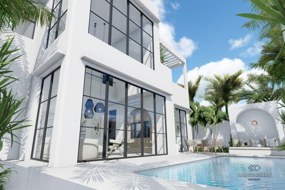 Image 2 from Villa moderne de 3 chambres sur plan à vendre en location à Bali Umalas