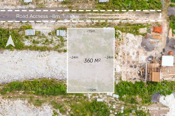 Image 1 from Dijual Tanah Hunian Hak Milik dengan Pemandangan Laut dan Akses Jalan Eksklusif 8 Meter di Ungasan