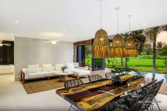 Image 3 from Ricefield View 3 Bedroom Villa for Sale Leasehold in Bali Ubud
