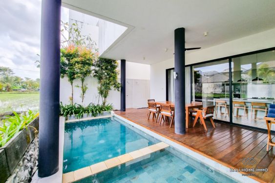 Image 2 from Villa de 4 chambres avec vue sur les rizières dans une résidence exclusive à vendre à Berawa