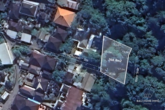 Image 1 from River & Jungle View land for sale leasehold in Bali - Tumbak Bayuh