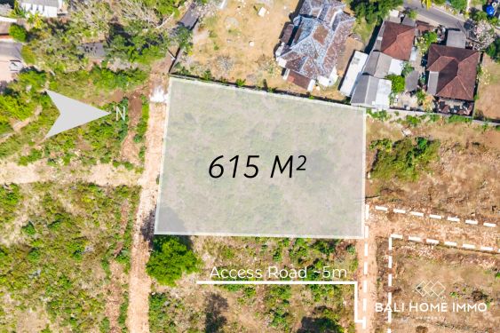 Image 1 from Tanah Kavling Kecil 615m2 Dijual Hak Sewa dengan Pemandangan Laut di Balangan
