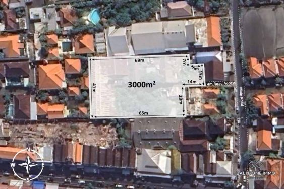 Image 1 from Strategic 30 sont des terrains à vendre en bail à Bali Kerobokan