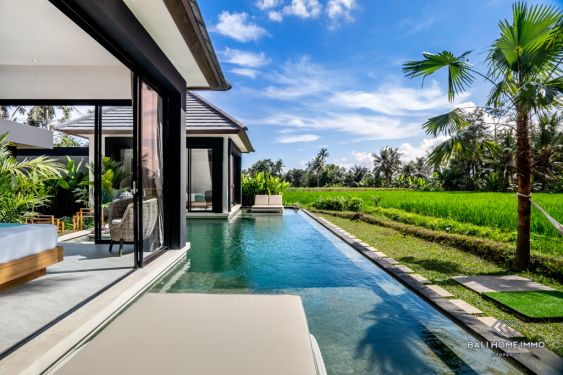 Image 2 from Stunning 2 Bedroom Villa with Rice Field and Sunset View for Sale Leasehold in Ubud Bali