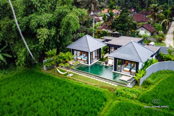 Image 3 from Stunning 2 Bedroom Villa with Rice Field and Sunset View for Sale Leasehold in Ubud Bali
