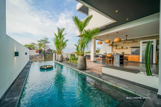 Image 1 from STYLISH CONTEMPORARY OCEAN-VIEW 3-BEDROOM VILLA FOR RENT IN JIMBARAN