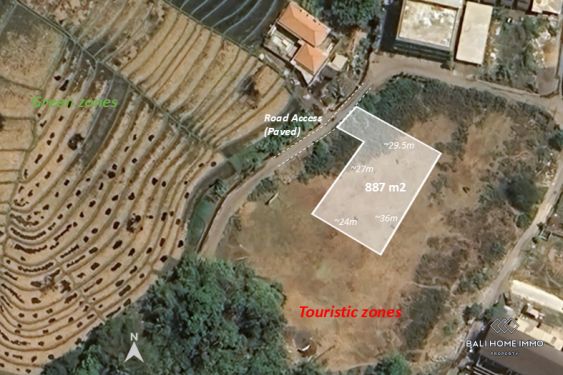 Image 1 from Touristic Zoning Land for sale Freehold in Bali Pererenan